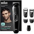 - regolabarba ricaricabile mgk3410 con kit accessori 6 in 1 colore nero