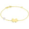 bracciale mon petit oro giallo perla d'acqua dolce collezione mon petit oro giallo