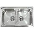 - lav. inox river 350 79x50 2v antigraffio sacco