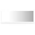 - specchio da bagno bianco 90x10 5x37 cm in legno multistrato