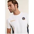 t-shirt uomo italia fgi bianca con inserti blu white-dark sapphire uomo extra large