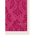 t-shirt floreale in jersey con maniche a kimono allover ikat beetroot purple donna extra small
