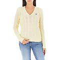maglione a trecce polo