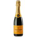 mezza bottiglia champagne veuve clicquot brut yellow label 375ml