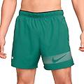 nike. breve uomo challenger flash dri-fit verde pantaloncini ritiro gratis