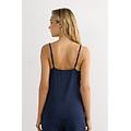 top con spalline sottili in micromodal donna blu taglia m