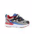 sneakers da bambino grigio con strap taglia 24