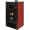 blinky stufa acciaio londra con forno rosso