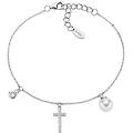 bracciale con charms pendenti donna argento 925 gioiello brcrpebbz