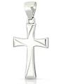 ciondolo croce oro bianco gl101952
