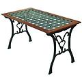 verona tavolo ghisa rattan 110xh60cm