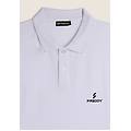 polo uomo in piquet di cotone 100% con logo bianco uomo xx large