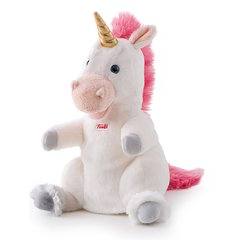 Trudi Peluche Puppets Marionetta Unicorno Bianco