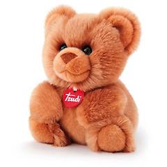 trudi orsetto fluffy peluche 18-20 cm marrone-multicolore