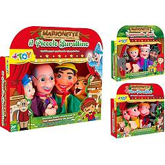 Globo Burattini Set 4 Personaggi Assortiti Tema Favole