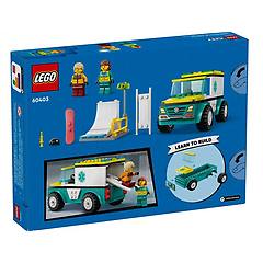 Lego Gioco Di Costruzione Di Ambulanza Di Emergenza