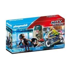 playmobil 70572 inseguimento in motocicletta della polizia a un ladro