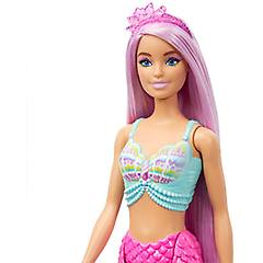 Mattel Bambola Sirena Capelli Fantasia (30cm) Barbie Hrr00