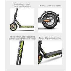 Argento - Monopattino Elettrico Ag 23-nero/verde