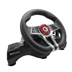 xtreme videogames volante e pedaliera simulatore guida playstation hurricane+5 wheel