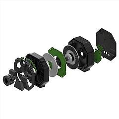 Thrustmaster T598 Volante E Pedaliera Per Pc Ps4 Ps5 Nero Rosso