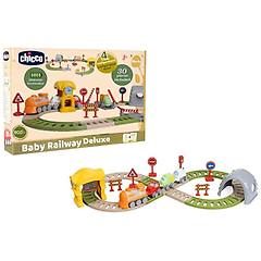 chicco artsana trenino elettronico eco+ con 34 accessori e binari modulari