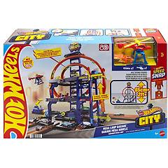 Hotwheels Mega Garage Pista Con 3 Livelli E 2 Loop Playset