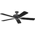 ventilatore a pale classic royal 132 grafite/nero