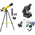 national geographic. set telescopio + microscopio per principianti cannocchiale da puntamento ritiro