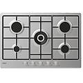 chw74wx piano cottura da incasso a gas 75 cm 5 fuochi acciaio inox timeless