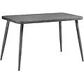 tavolo atelio rettangolare 120x75x76 cm (lxlxh) tortora rettangolare