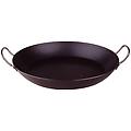 pentole tegame per paella in ferro con due maniglie inox diam. 42cm