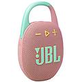 clip 5 altoparlante portatile mono menta rosa 7 w