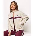 felpa con zip in cotone fila x y-sport / mandorla / m mandorla