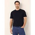 t-shirt girocollo da uomo in cotone premium cotton / nero / xl nero