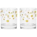 set 2 bicchieri wisky con cubetti sorprese di natale