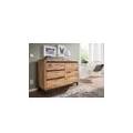 credenza in legno di quercia selvatica 120x45x85 quercia naturale oliato villanders #110