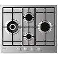 idea chw6d4wx acciaio inox da incasso 60 cm gas 4 fornello(i)