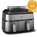- airfryer serie 5000 da 9l cottura vapore na555/00-inox