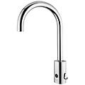 miscelatore elettronico lavabo/lavello serie curve a fotocellula con alimentazione a batteria 02506
