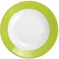 piatto fondo pronto colore 310 ml 22. 1x3. 8 cm (&oslash;xh) verde lime rotonda 6 pz. / pacco