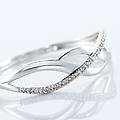 anello fascia sophia oro bianco diamante collezione sophia misura 56 oro bianco