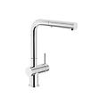 miscelatore per lavello monocomando con doccetta estraibile serie live lv00117/2cr cromato ottone