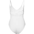 body danza con bretelle incrociate sulla schiena white donna extra large