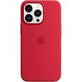 custodia magsafe in silicone per iphone 13 pro (product)red