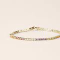 bracciale amélie oro giallo ametista citrino topazio tormalina peridoto collezione