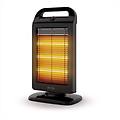 solaria evo nero 1200 w riscaldatore ambiente elettrico a infrarossi