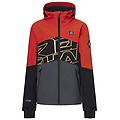 jonny-r jr giacca da sci bambino red/black 140