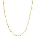 collana uomo oro giallo bianco gl100351