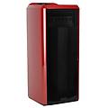 stufa a pellet ad aria ventilata valentina air plus 16 kw black line colore rossa